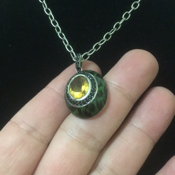 EMA .925 pendant with Necklace - Picture 3 of 6